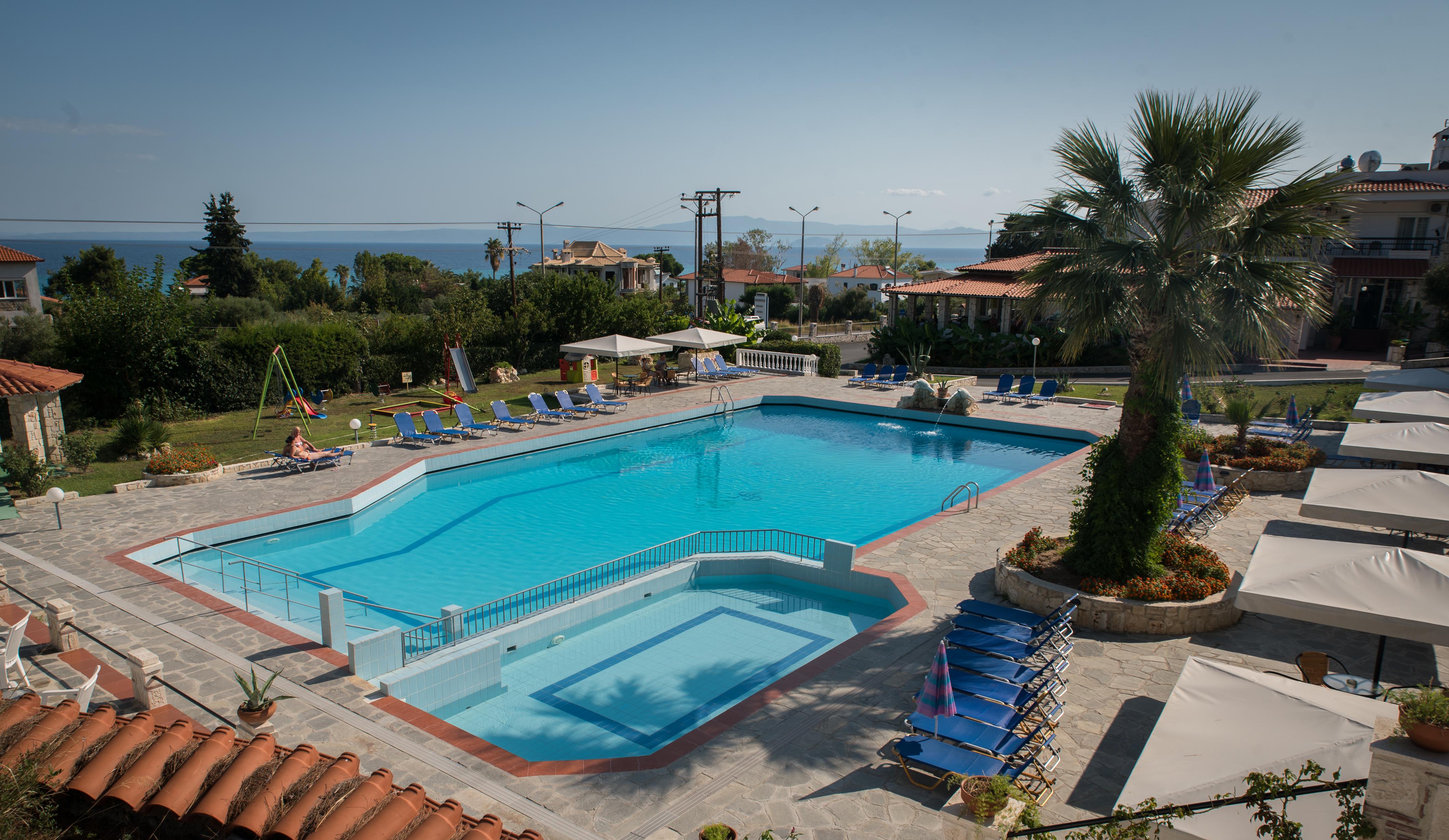 Halkidiki Palace Hotel Polychrono Bagian luar foto