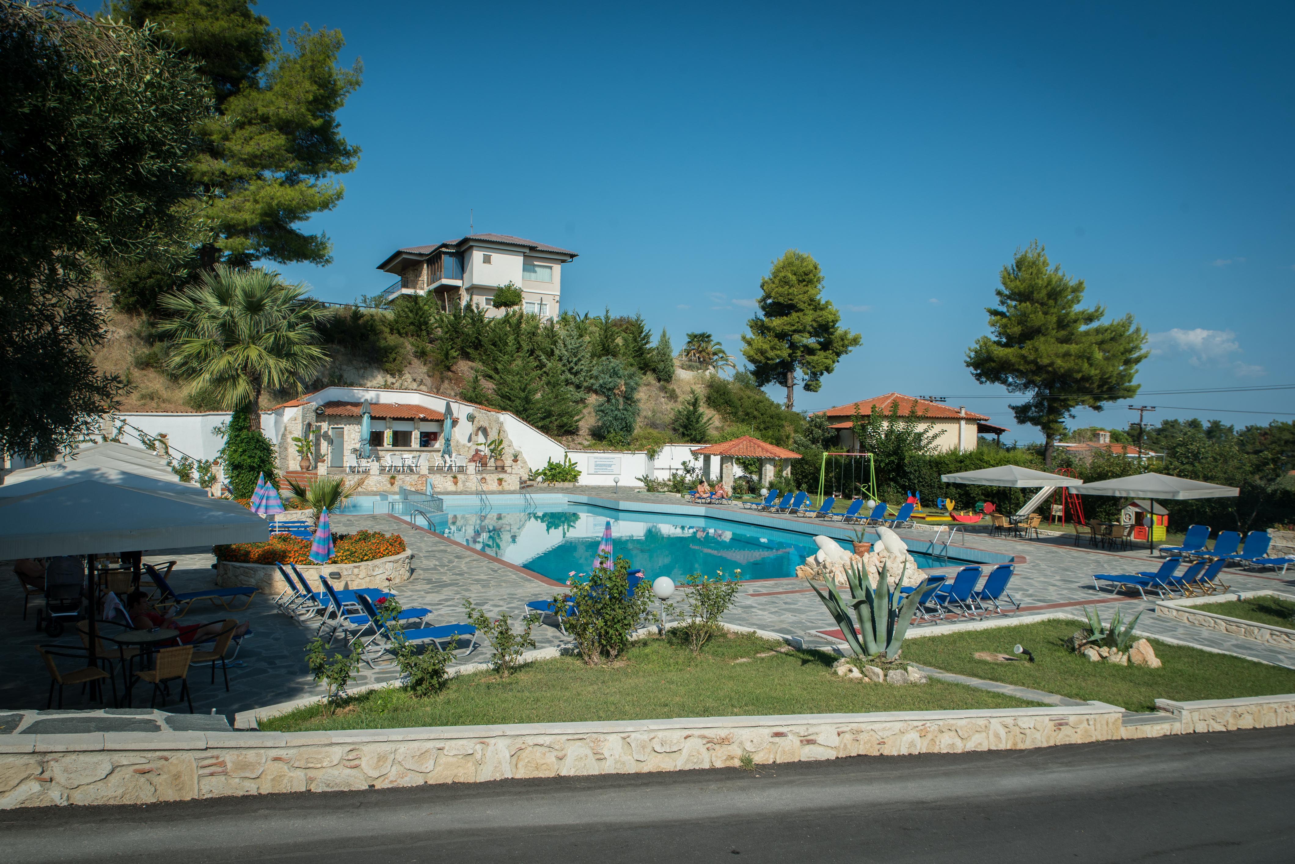 Halkidiki Palace Hotel Polychrono Bagian luar foto