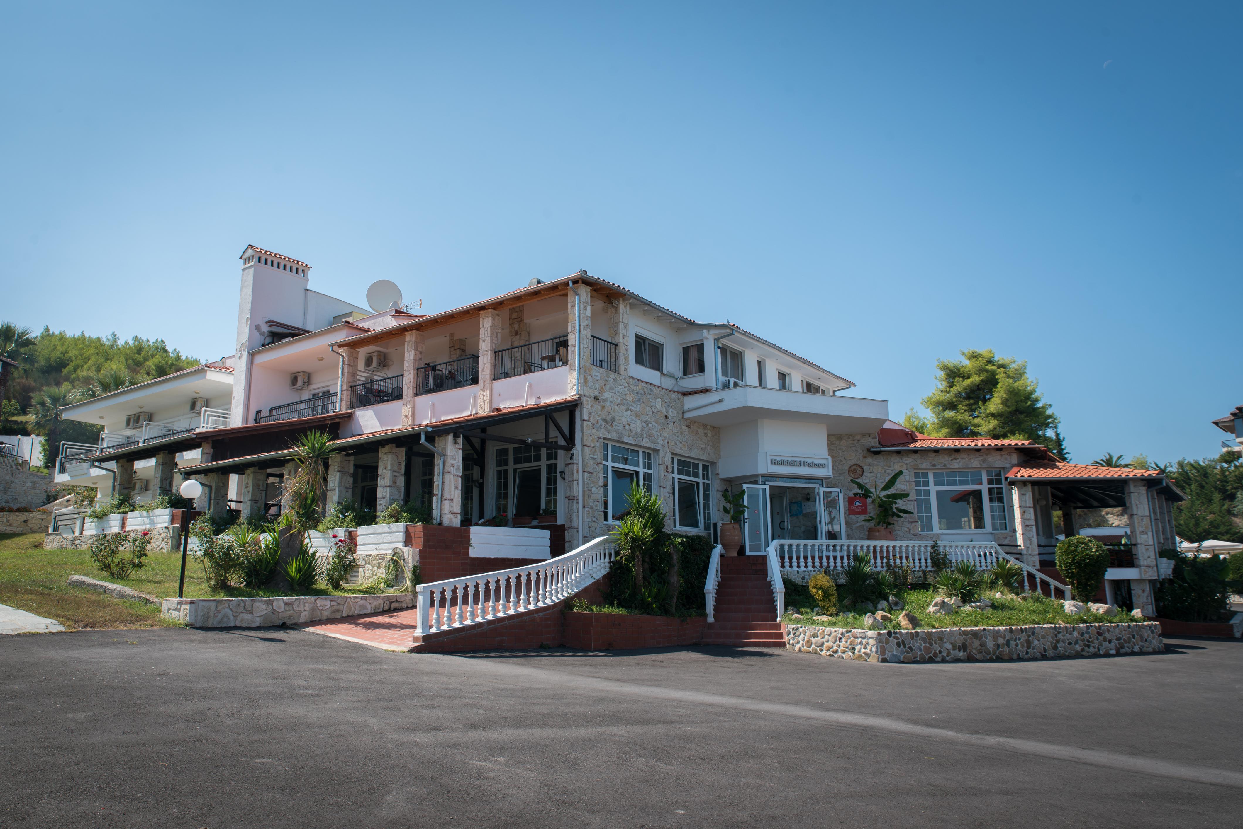 Halkidiki Palace Hotel Polychrono Bagian luar foto